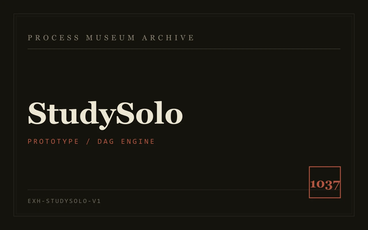 StudySolo 原型 快照封面