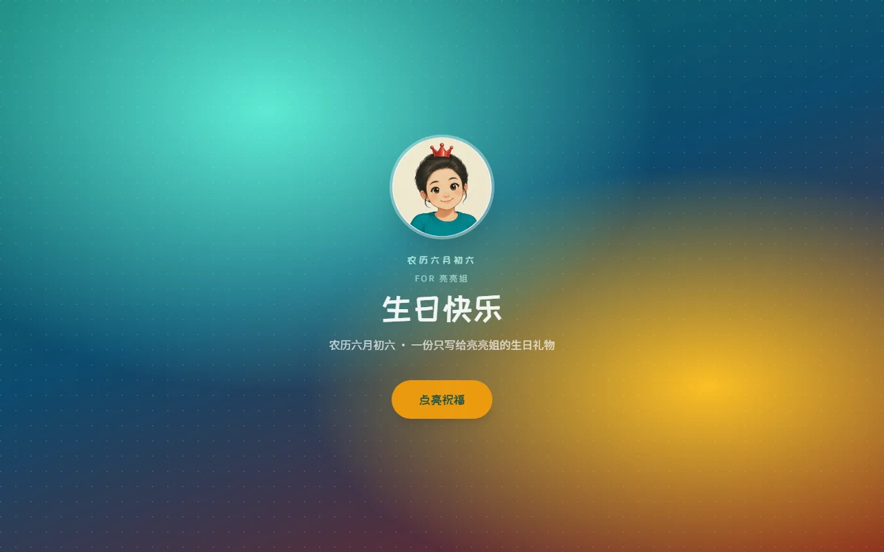 亮亮姐 · 生日快乐 馆藏画面